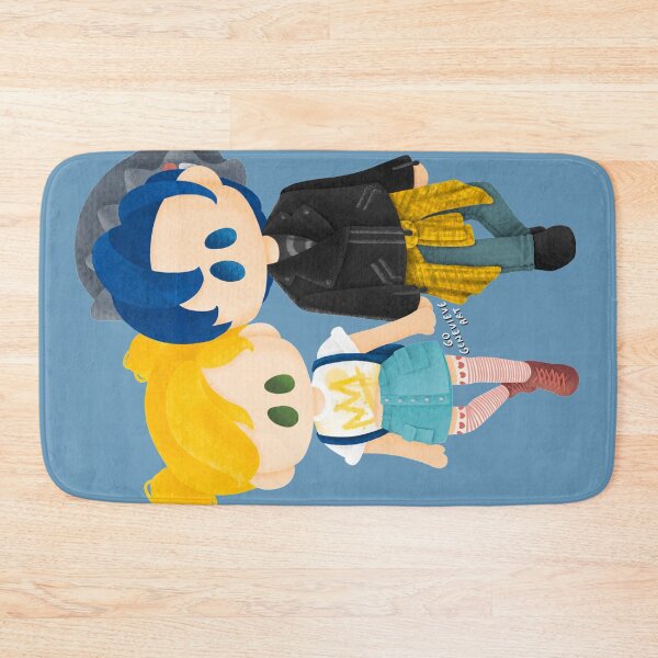 Item preview, Blonde Girl and Raven Boy in School designed and sold by gogenevieve.