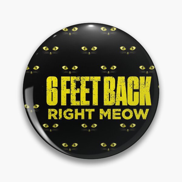 Item preview, 6 Feet Back Cat Funny Distressed designed and sold by artworkbyrihen.