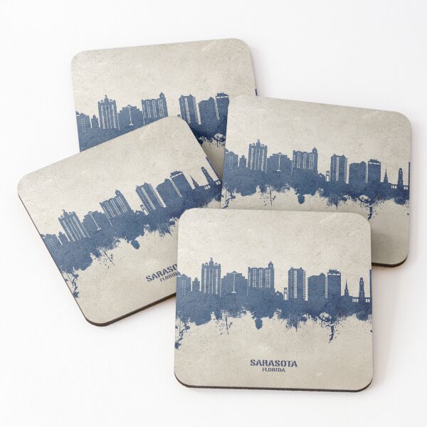 Item preview, Sarasota Florida Skyline designed and sold by ArtPrints.