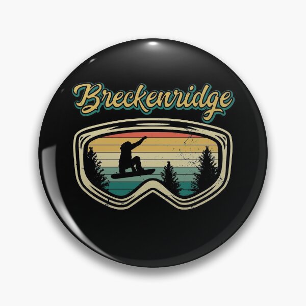 Item preview, Snowboard Breckenridge Colorado Distressed Goggles Big Air designed and sold by Zeelicious Designs.