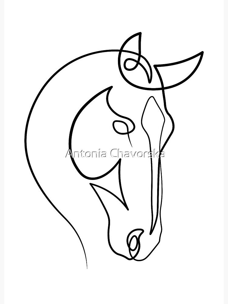 Free picture: Light brown sketch artwork of horse running