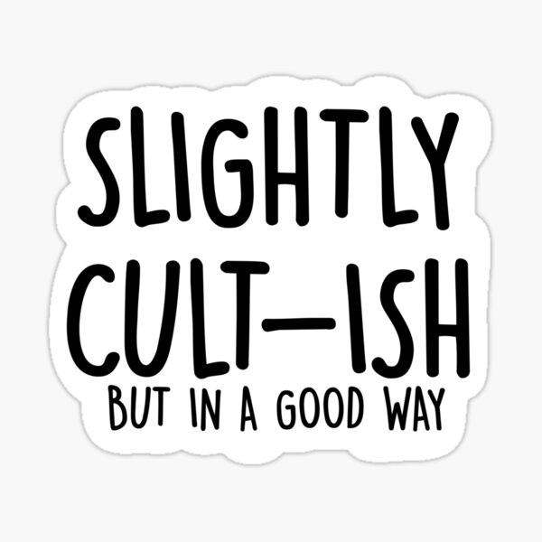 Artikel-Vorschau von Etwas kultisch, designt und verkauft von The Sticker Canteen.
