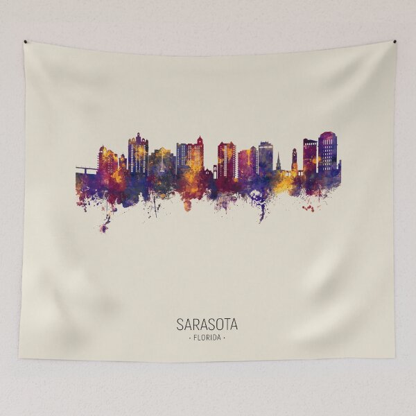 Item preview, Sarasota Florida Skyline designed and sold by ArtPrints.