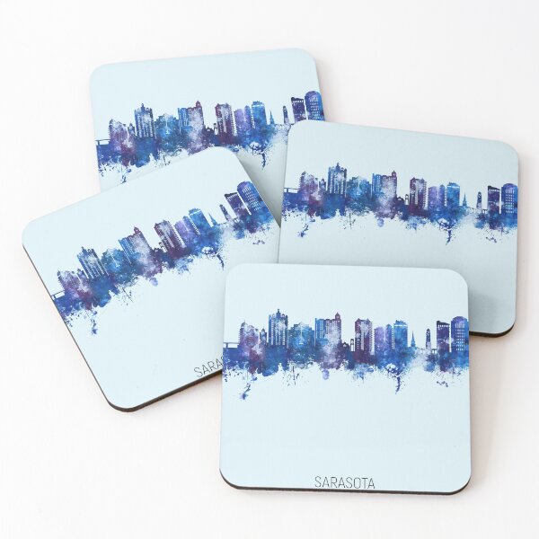 Item preview, Sarasota Florida Skyline designed and sold by ArtPrints.