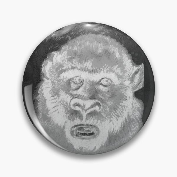 Artikelvorschau, Gorilla Gesicht entworfen und verkauft von LightInTheDark.