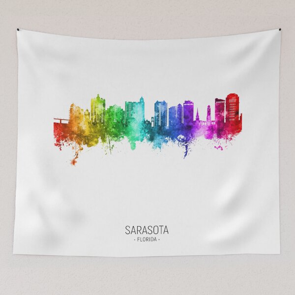 Item preview, Sarasota Florida Skyline designed and sold by ArtPrints.