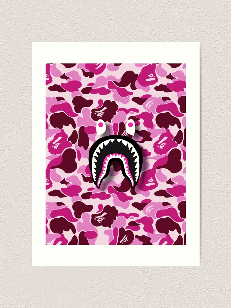 bape shark pink
