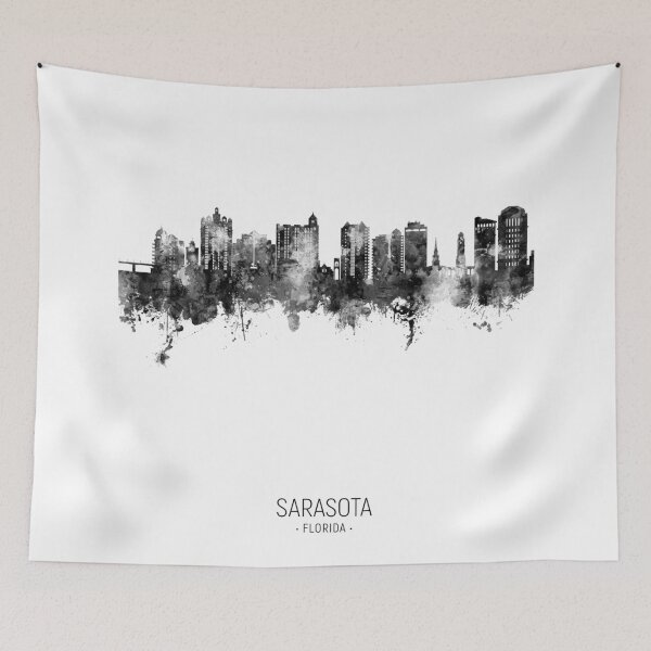 Item preview, Sarasota Florida Skyline designed and sold by ArtPrints.