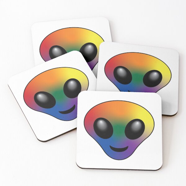 Item preview, Rainbow Alien Head designed and sold by KeeksDesigns.