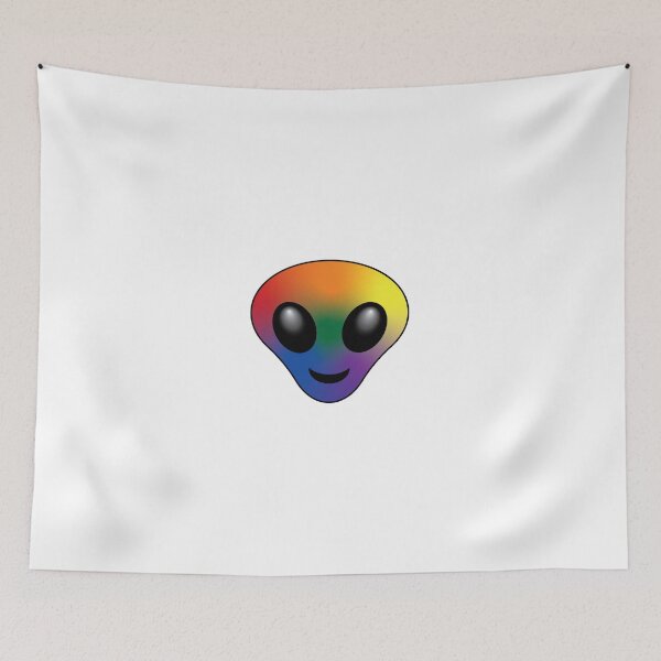 Item preview, Rainbow Alien Head designed and sold by KeeksDesigns.
