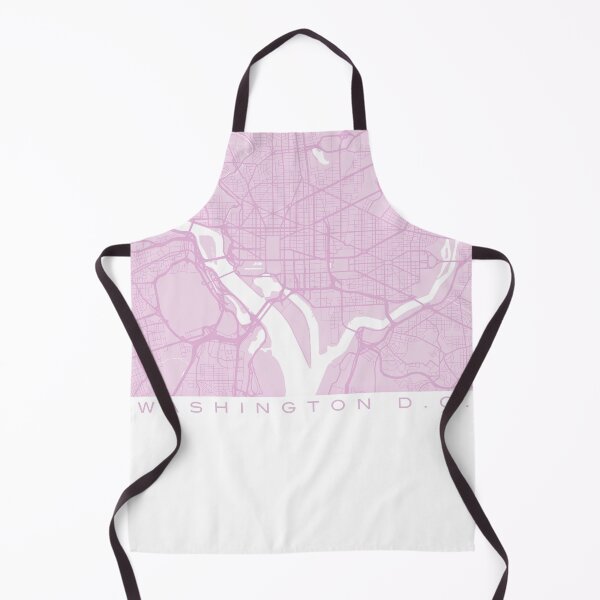 Item preview, Pink Washington DC Map designed and sold by MarzStudio.