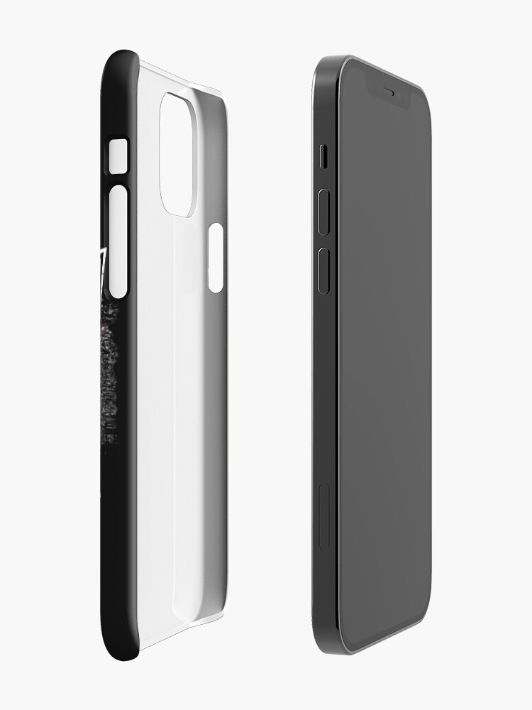 Alternate view of KISS rock music band - Black White Effect Logo and All Membersk music band iPhone Case & Cover