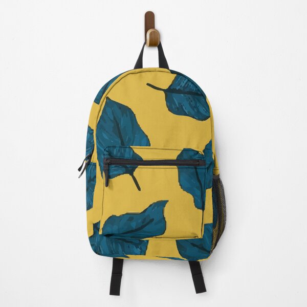 Exotic Palm Leaves Exotic Textile Botanical Design Summer Jungle Design Hawaiian Style Backpack
