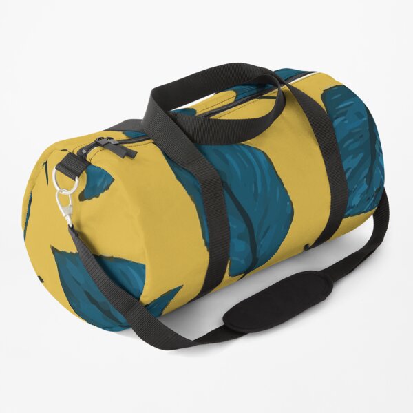Exotic Palm Leaves Exotic Textile Botanical Design Summer Jungle Design Hawaiian Style Duffle Bag