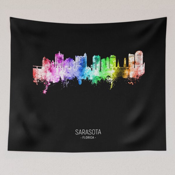 Item preview, Sarasota Florida Skyline designed and sold by ArtPrints.