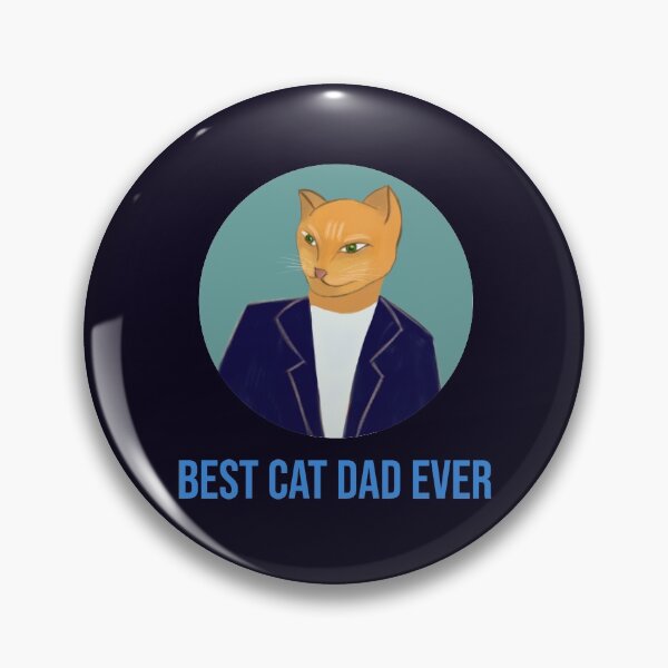 Item preview, Best Cat Dad Ever designed and sold by CatArtStore.