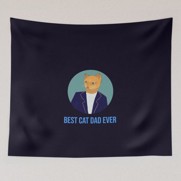 Item preview, Best Cat Dad Ever designed and sold by CatArtStore.