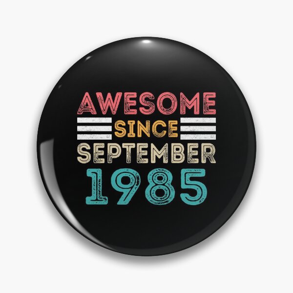Item preview, Retro Vintage 35th Birthday - Awesome Since September 1985 designed and sold by meedTee.