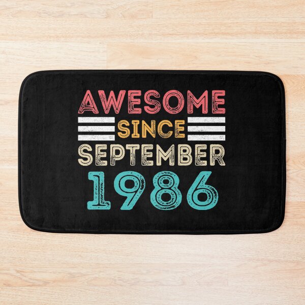 Item preview, Retro Vintage 34th Birthday - Awesome Since September 1986 designed and sold by meedTee.