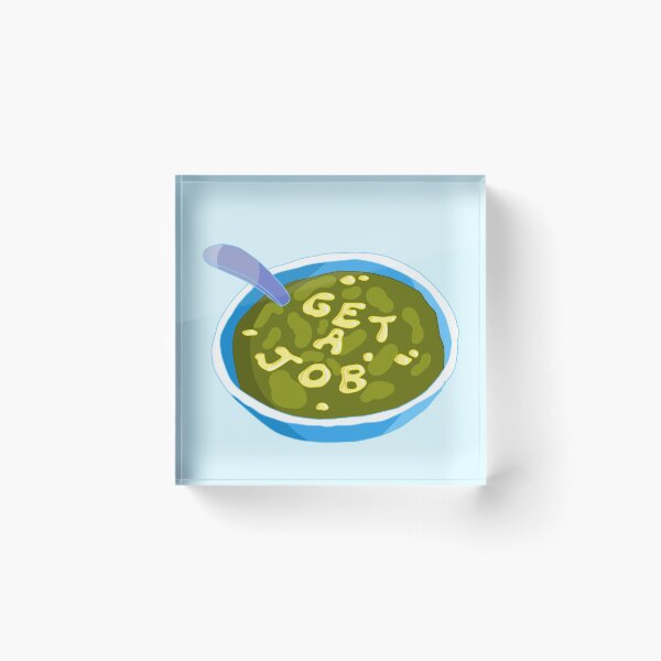Item preview, Spongebob "Get a Job" Soup designed and sold by yellowwpaint.