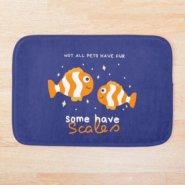 Item preview, Regalos para los amantes de los peces: pez mascota naranja y blanco con escamas designed and sold by Rohit Mane.