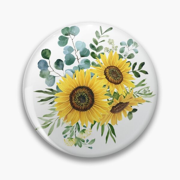 Item preview, Sunflower and Eucalyptus  designed and sold by BlushPearls.