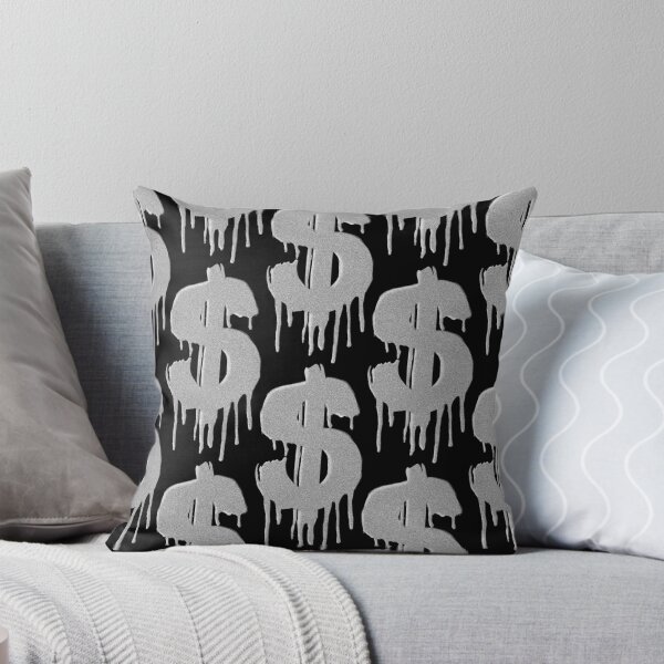 Aperçu de l'œuvre argent, étincelle, peinture, égouttement, argent, dollar, signe $ créée et vendue par MarzStudio.