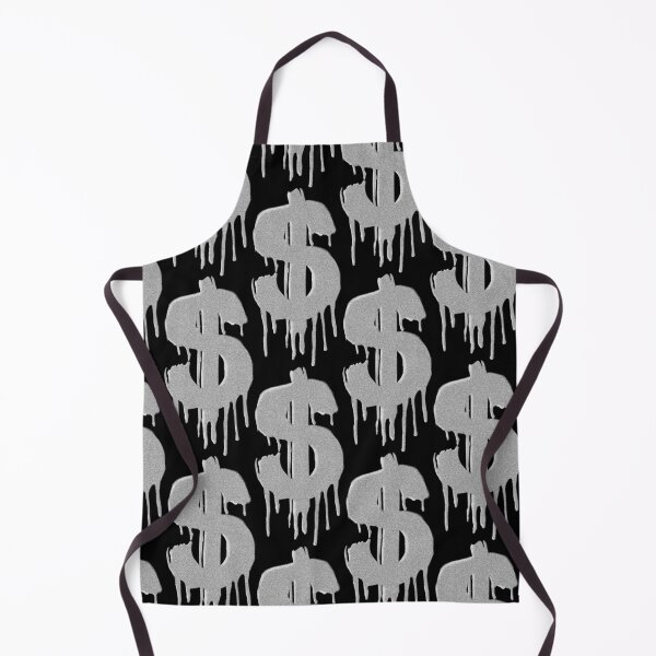 Aperçu de l'œuvre argent, étincelle, peinture, égouttement, argent, dollar, signe $ créée et vendue par MarzStudio.