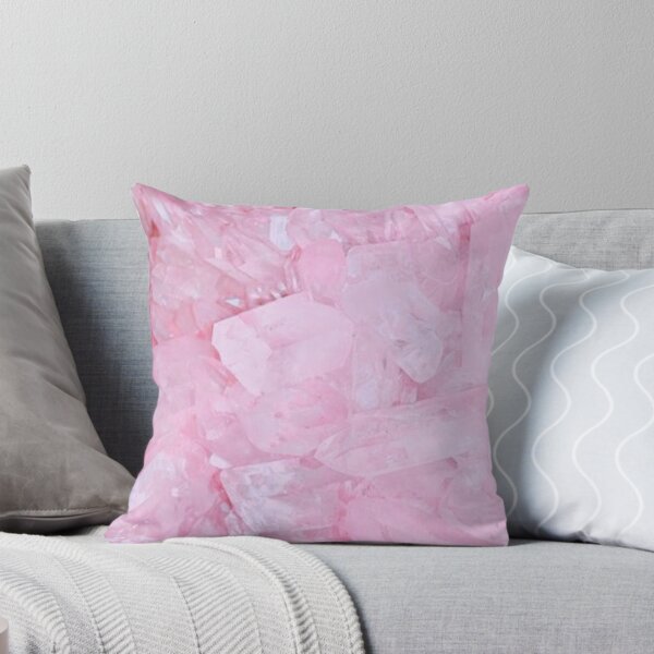 Aperçu de l'œuvre Motif de cristal de quartz rose rose pastel esthétique créée et vendue par samararibas.
