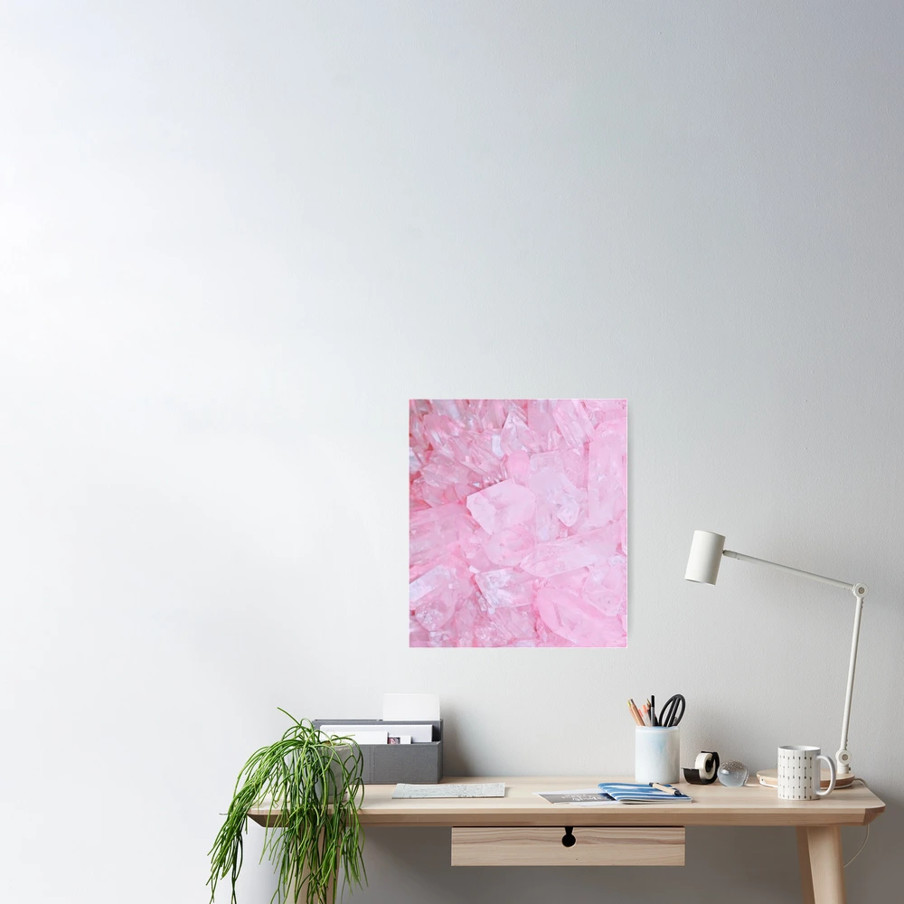 Rose Quartz Poster Pastel Pink Color Card Art Print Color Palette