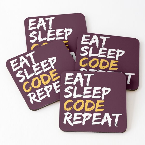 Item preview, Eat Sleep Code Repeat Funny Programming Coding Gift  designed and sold by Sarah38.