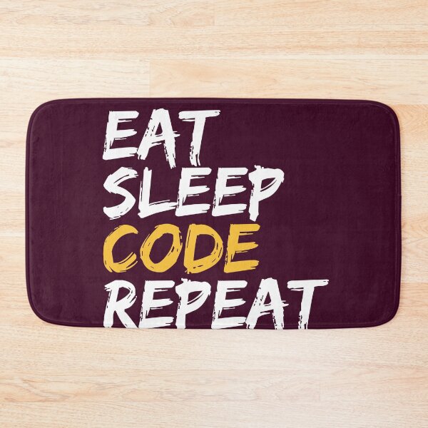 Item preview, Eat Sleep Code Repeat Funny Programming Coding Gift  designed and sold by Sarah38.