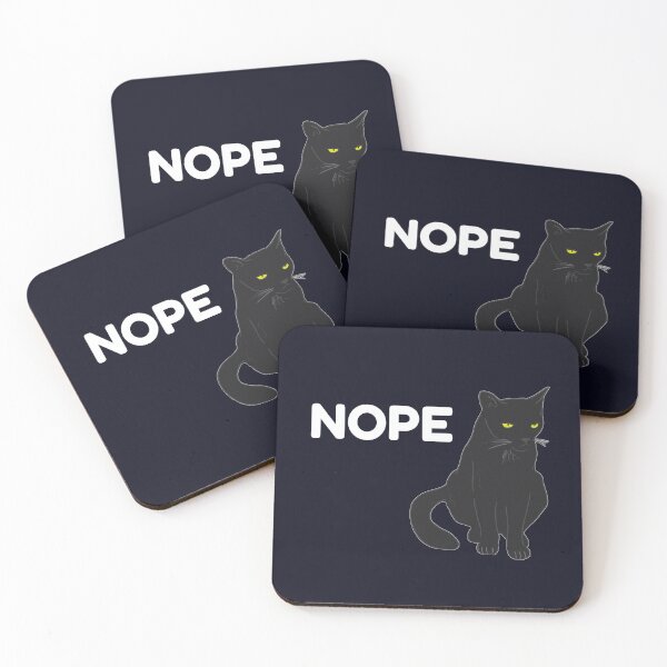 Item preview, Nope Cat designed and sold by CatArtStore.
