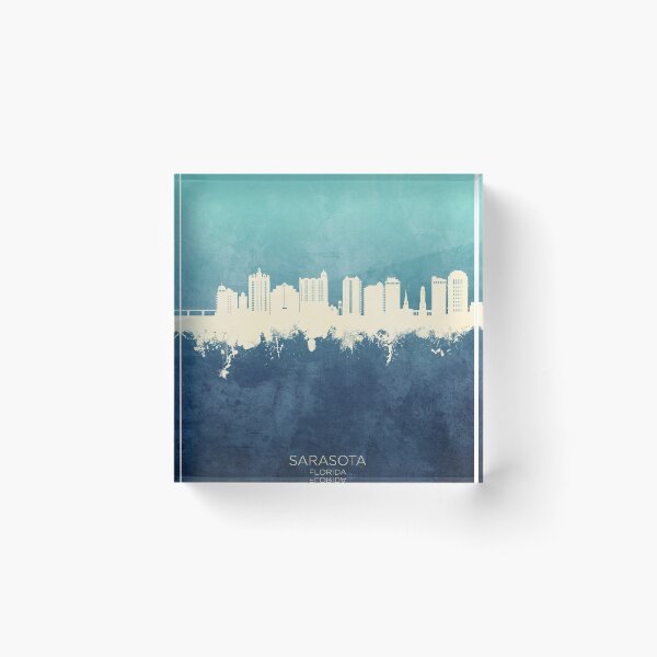 Item preview, Sarasota Florida Skyline designed and sold by ArtPrints.