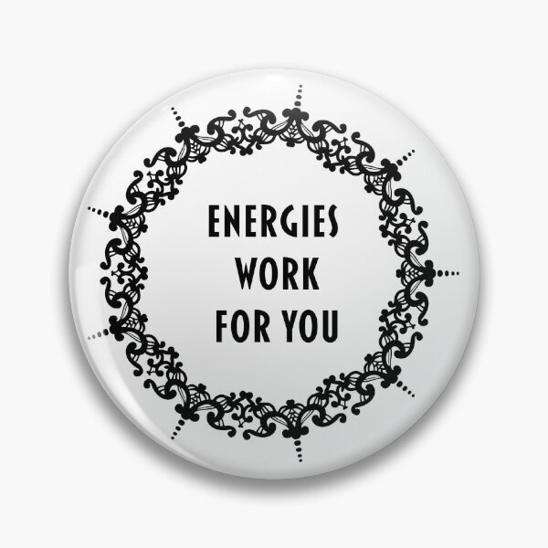 Item preview, "Energies Work For You" Mandala Print Design GC-092-05 designed and sold by GraphicCharms.