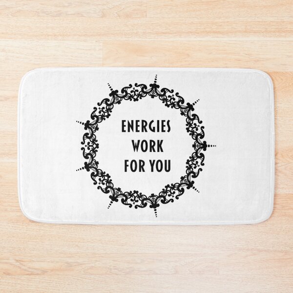 Item preview, "Energies Work For You" Mandala Print Design GC-092-05 designed and sold by GraphicCharms.