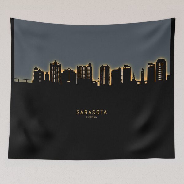 Item preview, Sarasota Florida Skyline designed and sold by ArtPrints.
