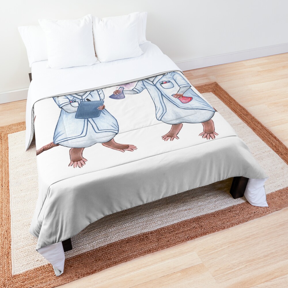 "Lab Rats" Comforter by WolfySilver Redbubble