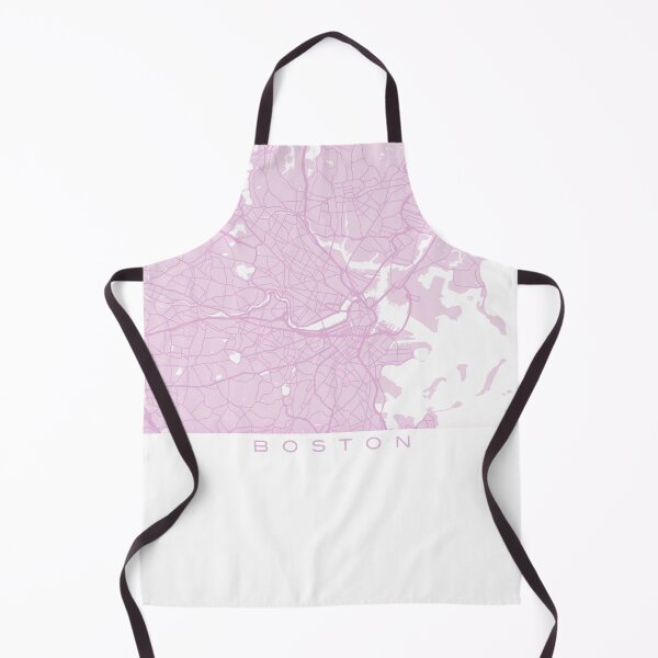 Item preview, Pink Boston MA Map designed and sold by MarzStudio.