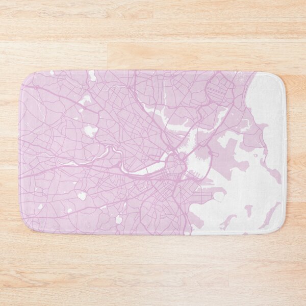 Item preview, Pink Boston MA Map designed and sold by MarzStudio.