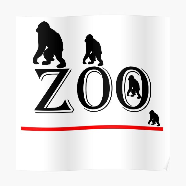 "zoo culture logo" Poster for Sale by RUCZENO Redbubble