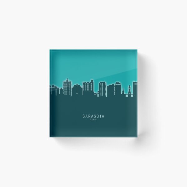 Item preview, Sarasota Florida Skyline designed and sold by ArtPrints.