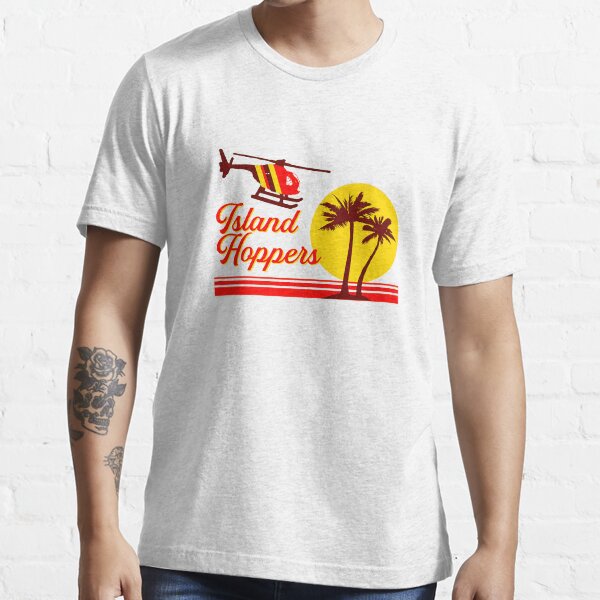 By Island Hoppers Tom Magnum TV Tshirt Fan 80'S Hawaii T-Shirt Thomas Retro Cult By Island Hoppers Tom Magnum TV Tshirt Fan 80'S Hawaii T-Shirt Thomas Retro Cult