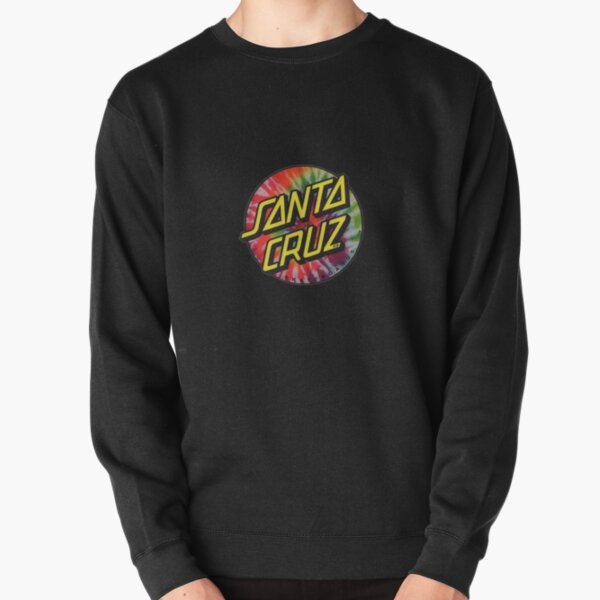 tie dye santa cruz sweatshirt