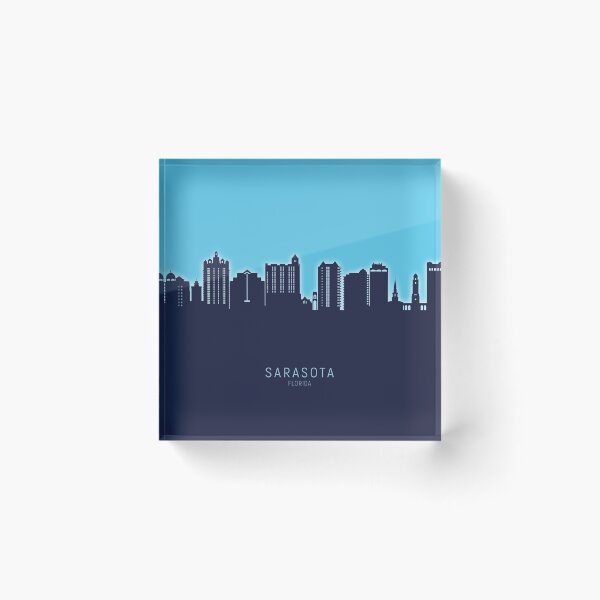 Item preview, Sarasota Florida Skyline designed and sold by ArtPrints.