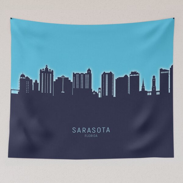 Item preview, Sarasota Florida Skyline designed and sold by ArtPrints.
