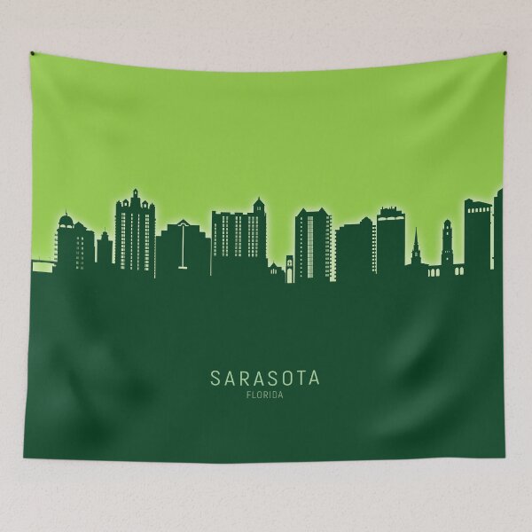 Item preview, Sarasota Florida Skyline designed and sold by ArtPrints.
