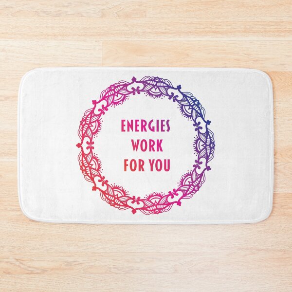 Item preview, Energies Work For You Yoga Mandala Print Design GC-092-07 designed and sold by GraphicCharms.