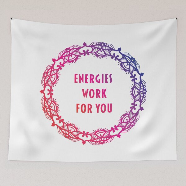 Item preview, Energies Work For You Yoga Mandala Print Design GC-092-07 designed and sold by GraphicCharms.
