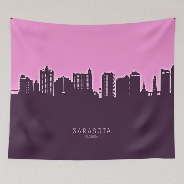 Item preview, Sarasota Florida Skyline designed and sold by ArtPrints.